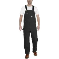 Carhartt R01 Duck Bib, salopettes ,Noir ,W50/L32