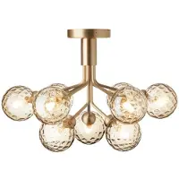 Nuura Apiales 9 Plafonnier Brushed Brass|Optic Gold