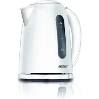 MPM , mcz-85 bouilloire électrique sans fil 1,7 litres, base 360º, filtre anti-calcaire, 2200w, blanc