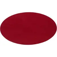 Snapstyle Tapis En Gazon Artificiel Avec Picots Kingston Round Rouge 100x100 Cm