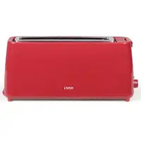 Livoo Grille-pain 1 fente 800w rouge - - DOD168RC -