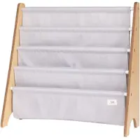 3 Sprouts Biblitohèque - 62 x 25 x 61 cm - Marron Clair - - UneTaille - Unité d'Étagères