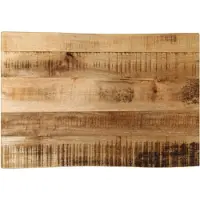 vidaXL Dessus de table bord vivant 50x40x2,5 cm bois de manguier brut