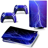 HSMY Autocollant Stickers De Protection Pour Console Sony Ps5 Edition Standard - Multicolore (Tn-Ps5digital-0645)