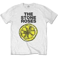 The Stone Roses T-Shirt Lemon 1989 Tour Homme Blanc - Taille XXL