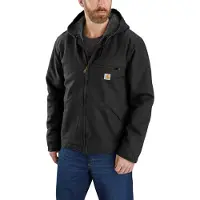 Carhartt Relaxed Fit Washed Duck Sherpa Lined Veste Taille