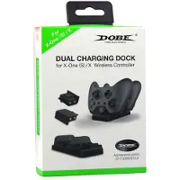 Dobe Station de chargement avec batteries double Pour manette sans fil Xbox One S X