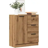 vidaXL Sideboard Chêne Artisan 60x30x70 cm Bois composite