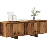 vidaXL Armoire TV aspect bois ancien 120x30x40,5 cm Matériau dérivé du bois