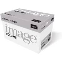Image Volume - 105 microns - blanc - A4 (210 x 297 mm) - 80 g/m² - 500 feuille(s) papier uni (pack de 5)