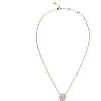 GUESS - Beautiful La Fleur Gold Plated Necklace JUBN04556JWYGT/U, (Métal)