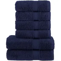 vidaXL Ensemble de serviettes de qualité supérieure SOLUND 6 pcs
