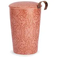 Eigenart Tasse En Porcelaine À Double Paroi Avec Infuseur - Mandala Power