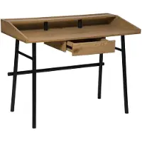 Atmosphera Bureau 1 tiroir « Josan » aspect chêne, L 110 cm - Atmosphera créateur d'intérieur