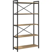 vidaXL Bibliothèque chêne artisanal 80 x 30 x 153 cm Bois d'ingénierie