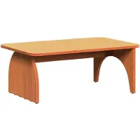 vidaXL Table basse brun cire 80 x 50 x 31 cm Pin massif