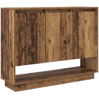 vidaXL Buffet vieux bois 97 x 29 x 75 cm Bois composite