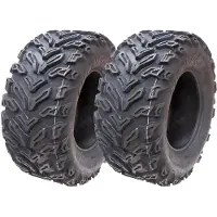 Parnells 25x10.00-12 Pneus quad ATV 6 plis Wanda P3103 E-Marked Road Legally (Jeu de 2)