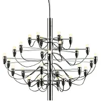 Flos 2097 30 Suspension Chrome | Frosted