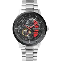 Pierre Lannier Montre à affichage analogique '- Automatic watch Paddock - Automatic watch movement - Watch case width: 43 mm' noir