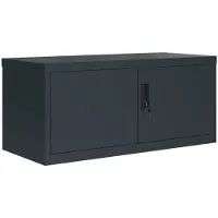 vidaXL Classeur anthracite 90x40x220 cm acier