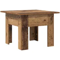 vidaXL Table basse en vieux bois 55 x 55 x 42 cm Bois composite