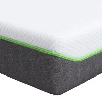vidaXL Matelas mi-ferme, 80 x 160 cm, blanc et gris