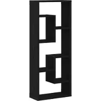vidaXL Étagère murale Chêne noir 36x16x90 cm Bois d'ingénierie
