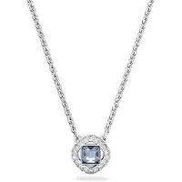 Swarovski Angelic Halskette Kissenschliff Blau