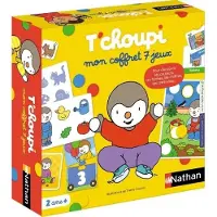 Nathan Jeu éducatif Coffret 7 jeux T'Choupi