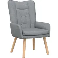 vidaXL fauteuil Gris clair 63 x 67 x 94 cm Tissu Sherpa