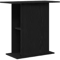 vidaXL Support pour aquarium Chêne noir 75 x 36 x 72,5 cm Bois composite