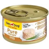 Gimdog Pure Delight - Boîte - Poulet - 12 x 85 g