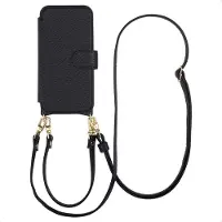 Selencia Étui Riva avec MagSafe et cordon de téléphone Apple iPhone 17 - Noir