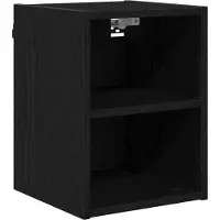 vidaXL Armoire suspendue Riga Chêne noir 30 x 29,5 x 40 cm