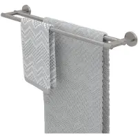 Tiger Porte Serviette Tiger Noon Double Acier Inoxydable Brossé