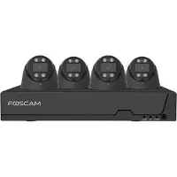 Foscam FN9108E-T4-2T, Caméra réseau, Noir