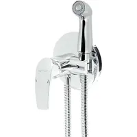 Novaservis Metalia 57 - Mélangeur bidet mural avec douche, chrome 57211,0