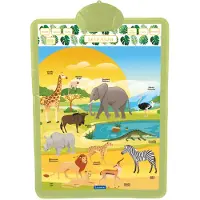 Lexibook Mon Poster Éducatif Parlant Bilingue Français Anglais - Thème Savane