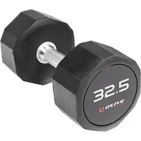 Olive Pro-style 32.5kg Dumbbell Noir 32.5 kg