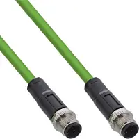 DeLOCK Câble réseau M12 4 pôles codé D TPU 1 m -
