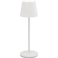 Securiton LP-FE-WT Lampe de table à LED rechargeable FELINE, blanc
