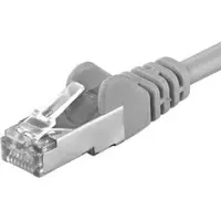 PremiumCord Câble de raccordement CAT S-FTP, RJ45-RJ45, LSOH, AWG 26/7 šedá (PiMF, S/FTP, CAT6a, 15 m)