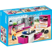 Playmobil city life 5582 cuisine avec ilot