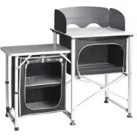 Brunner - Snack Square Kitchen Cabinet - Mesures: 120 X 52 X H90 / 109 Cm
