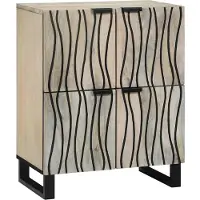 vidaXL Armoires & étagères de stockage des médias Blanc 60 x 33 x 75 cm