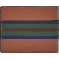Fossil porte-monnaie Bronson FPW Bifold Wallet Colorful Stripes brun