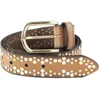 Vanzetti Ceinture camel / gris argenté