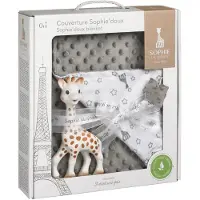 Sophie La Girafe Coffret cadeau naissance 1 Sophie la girafe + 1 doudou 91 x 73 cm
