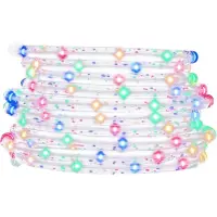 vidaXL Tuyau lumineux 120 LEDs Multicolore 5 m PVC